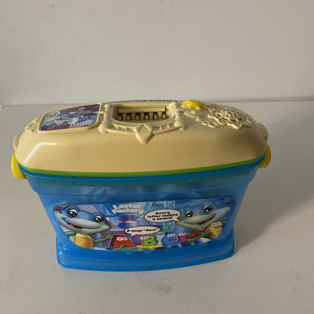 LeapFrog Letter Factory Phonics Magnetic Alphabet Toy Bucket & 24 Letters Works